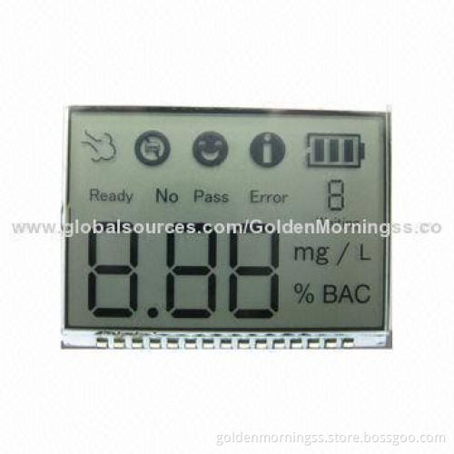 7-segment Custom LCD Display Module, TN Positive